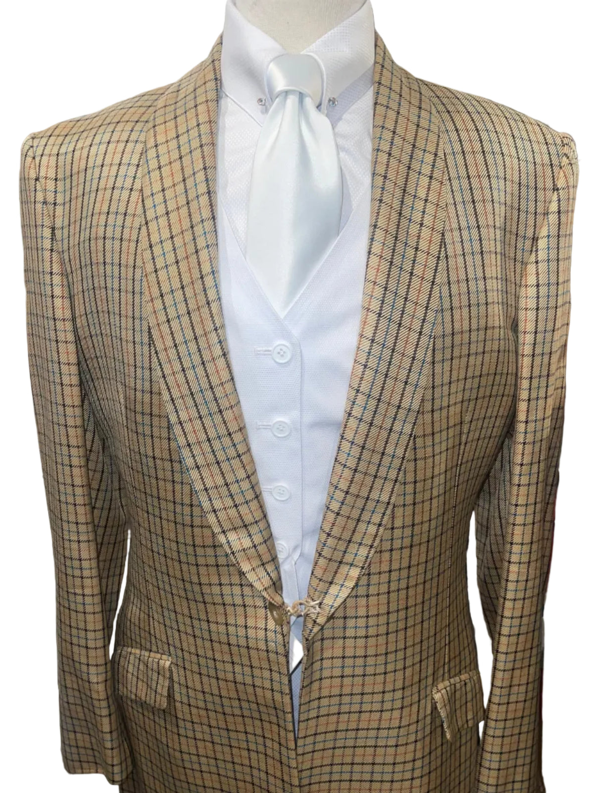Hawkewood, Custom Gold Plaid Daycoat