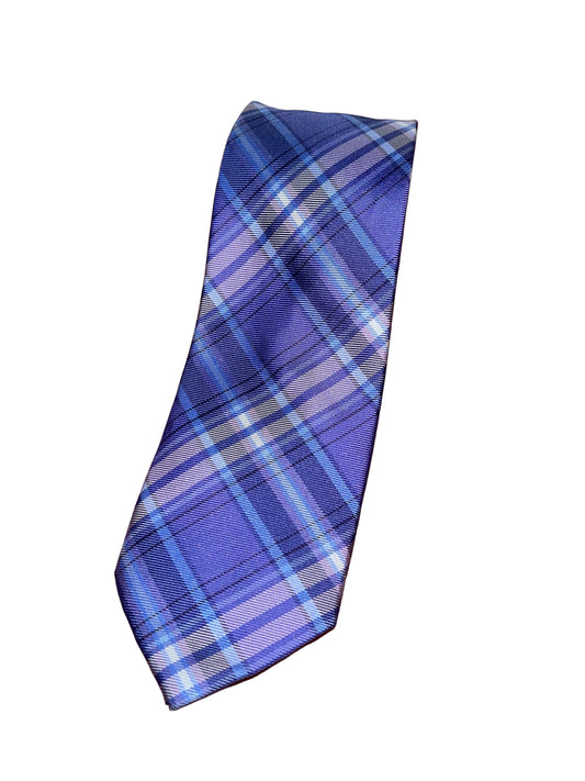 Purple Plaid Tie