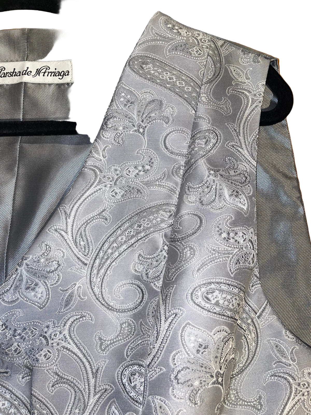 Marsha De Arriaga, Silver Paisley Vest