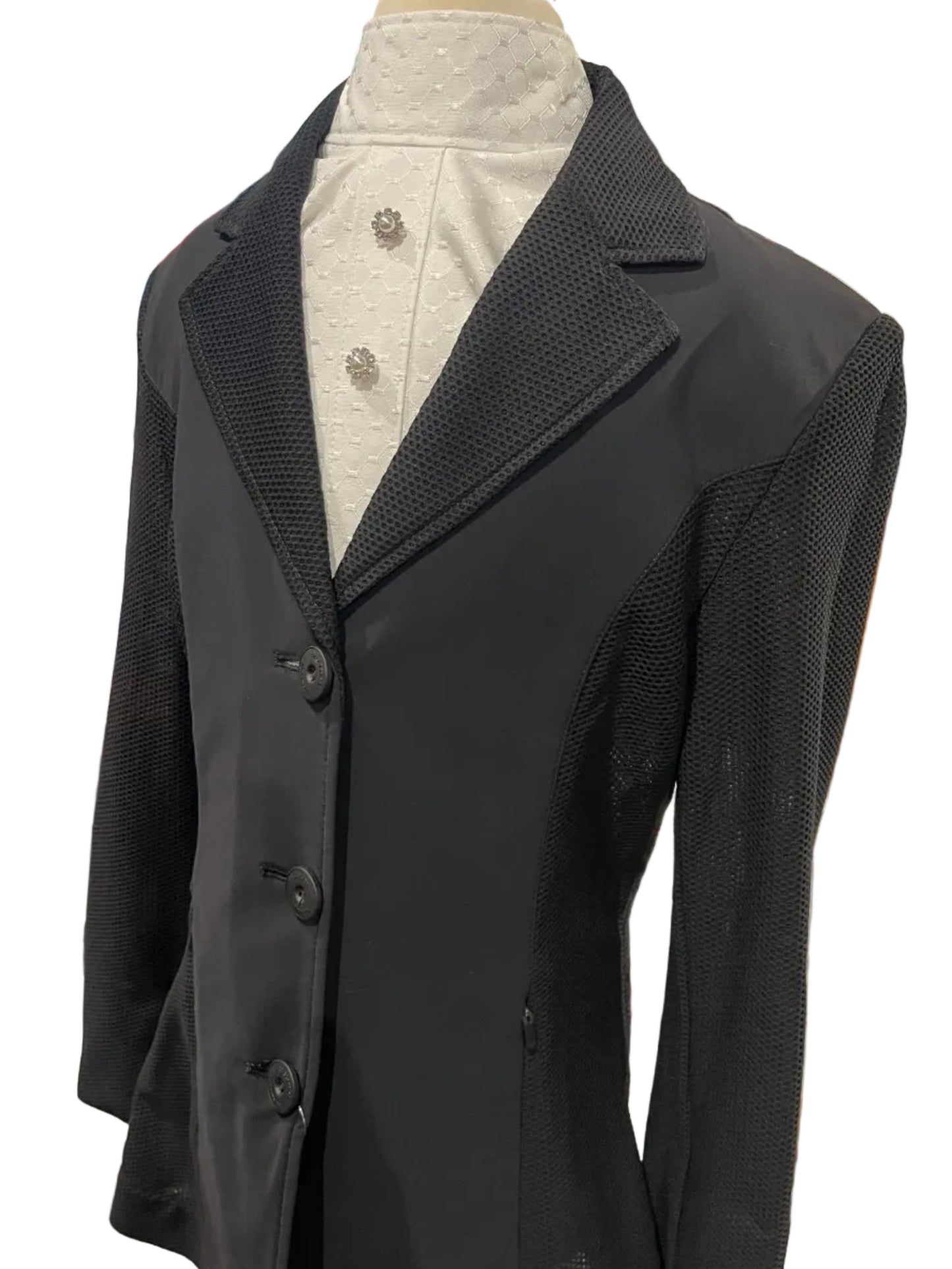 Rj Classics, Black Mesh Girls 14R Hunt Coat