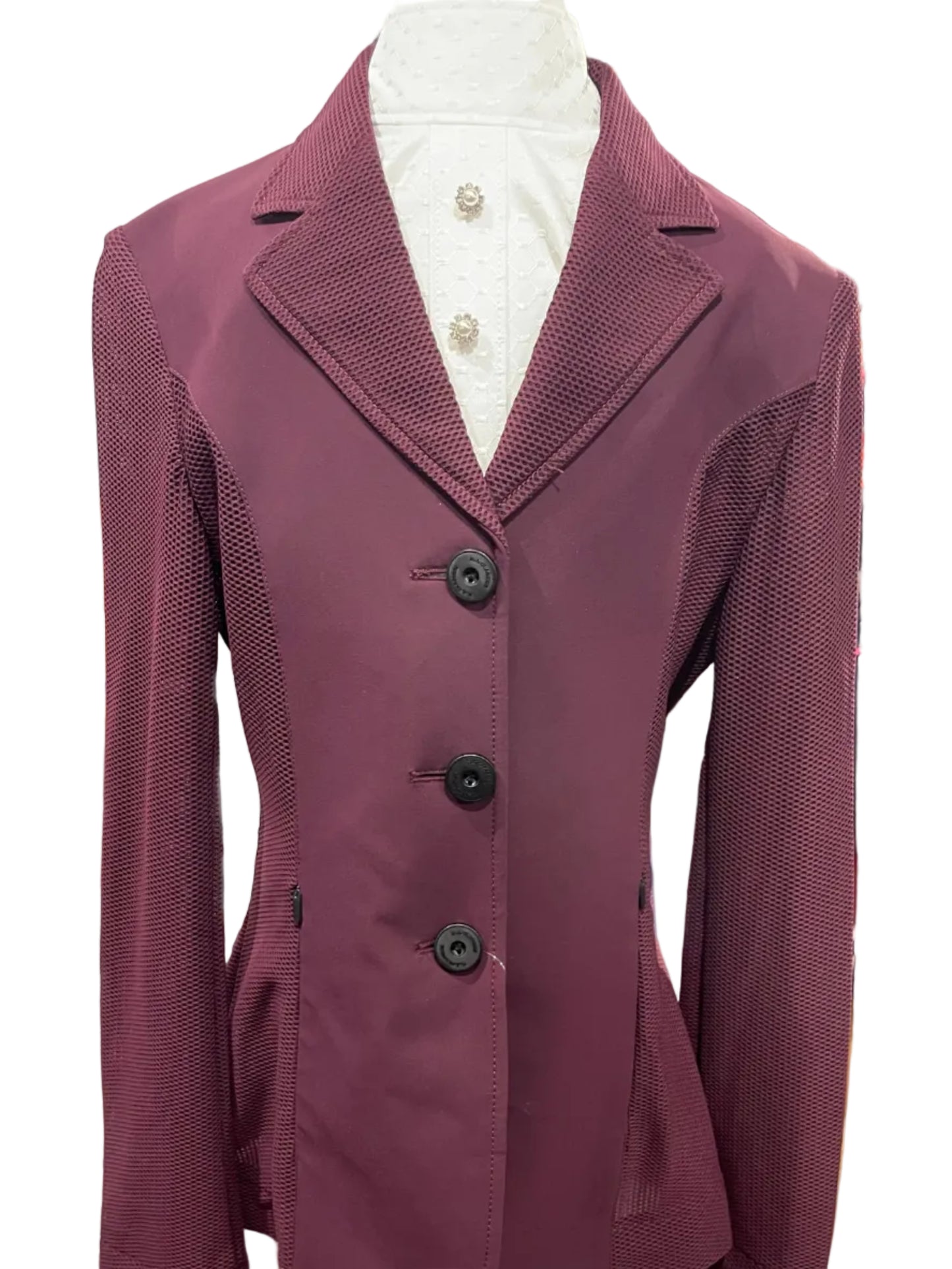 Rj Classics, Maroom Mesh Girls 14S Hunt Coat
