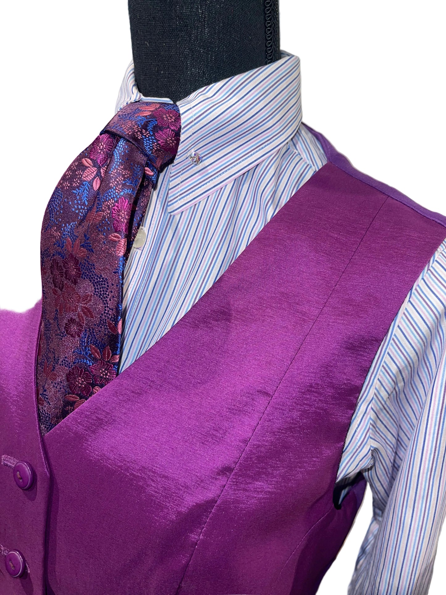 MTC, Fuchsia Silk Vest