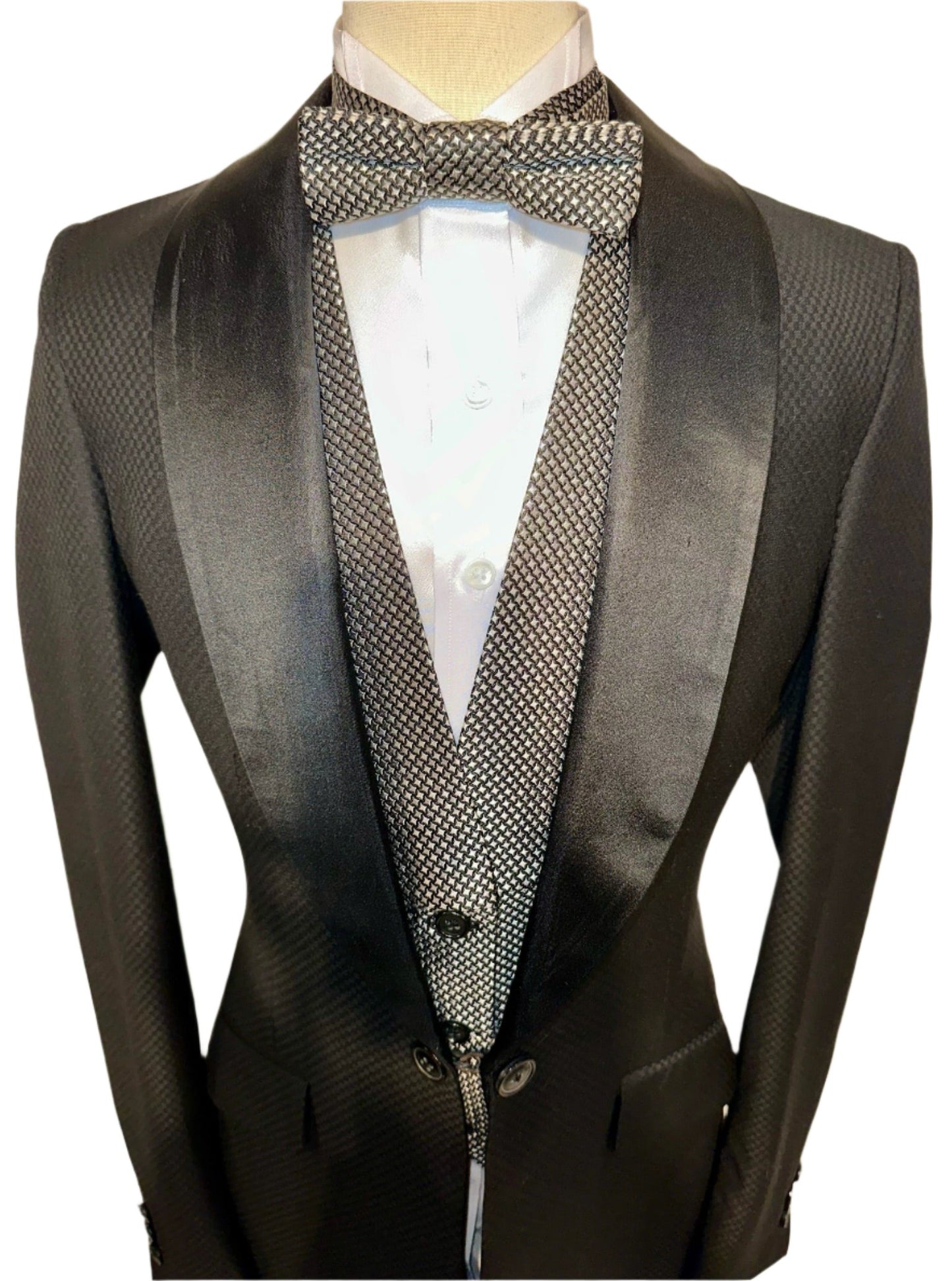 Hawkewood, Black, Teen/Youth Formal Suit