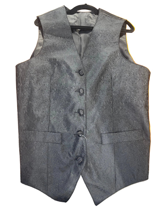 Custom, Black Paisley Vest