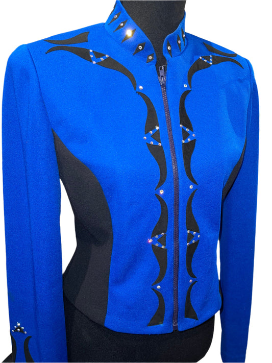 Custom, Ladies Royal Blue Western Jacket