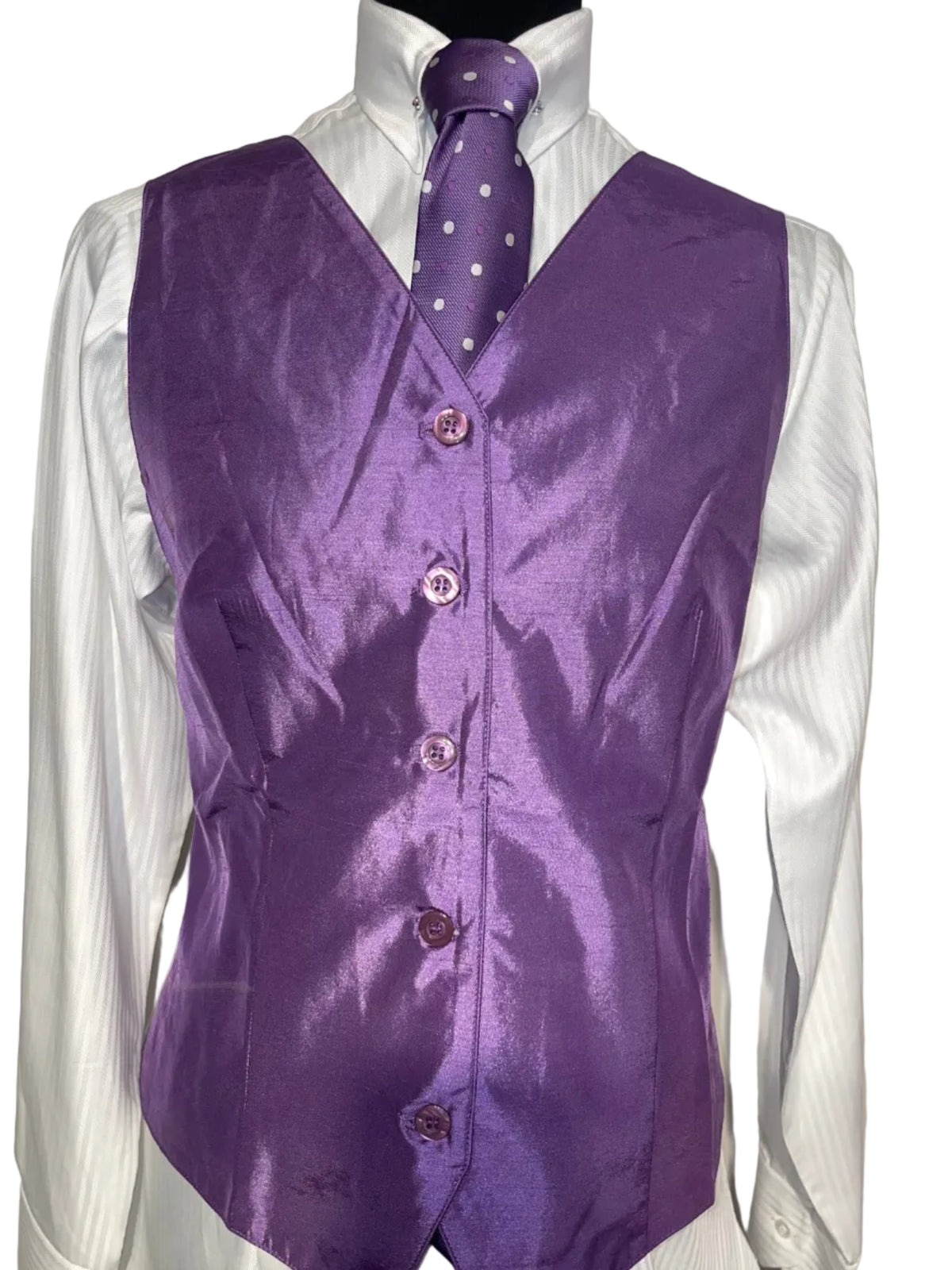 New, DK Ride Royal Purple Silk Vest