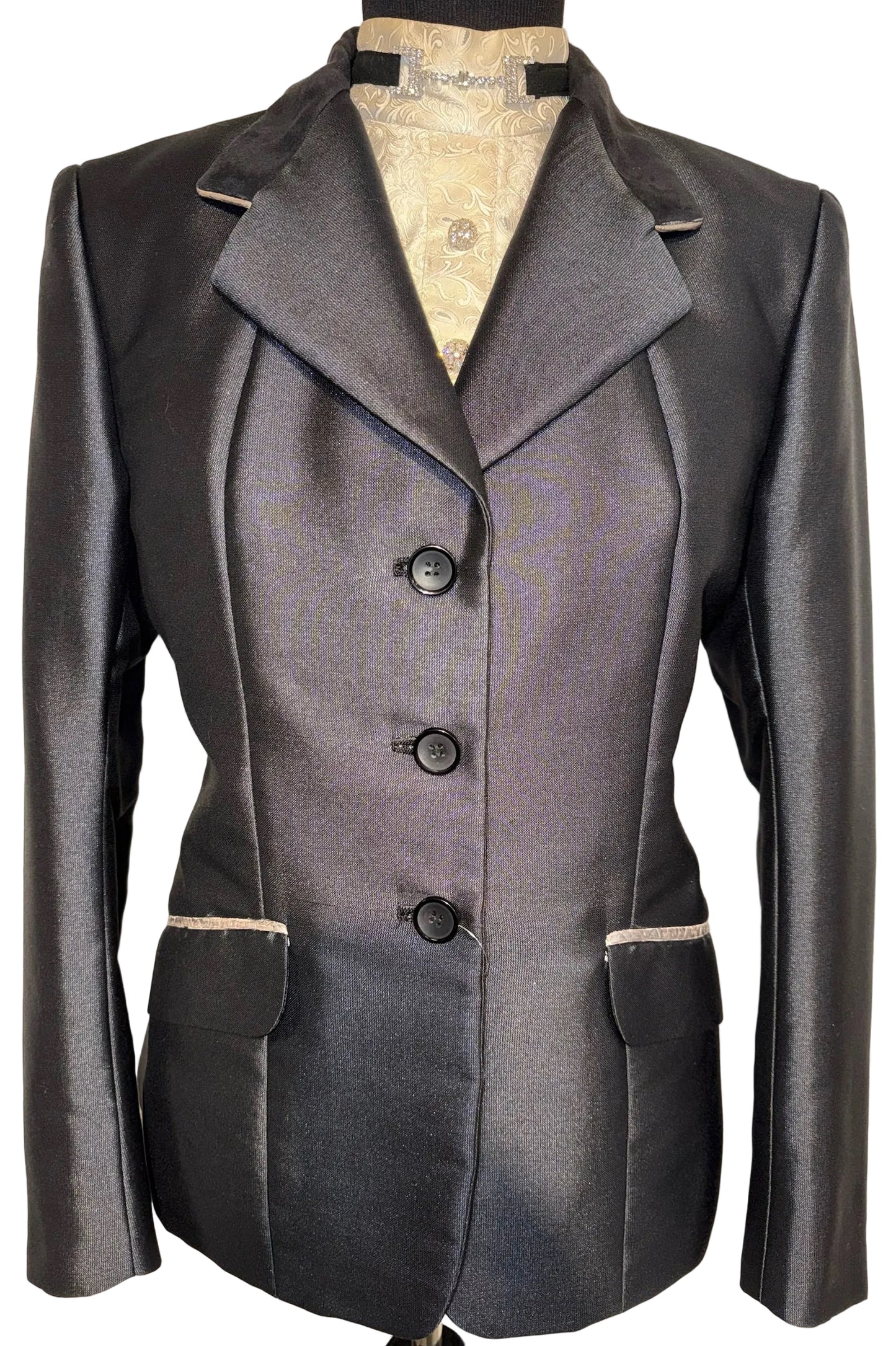 Marsha De Arriaga, Ladies Black Hunt Coat