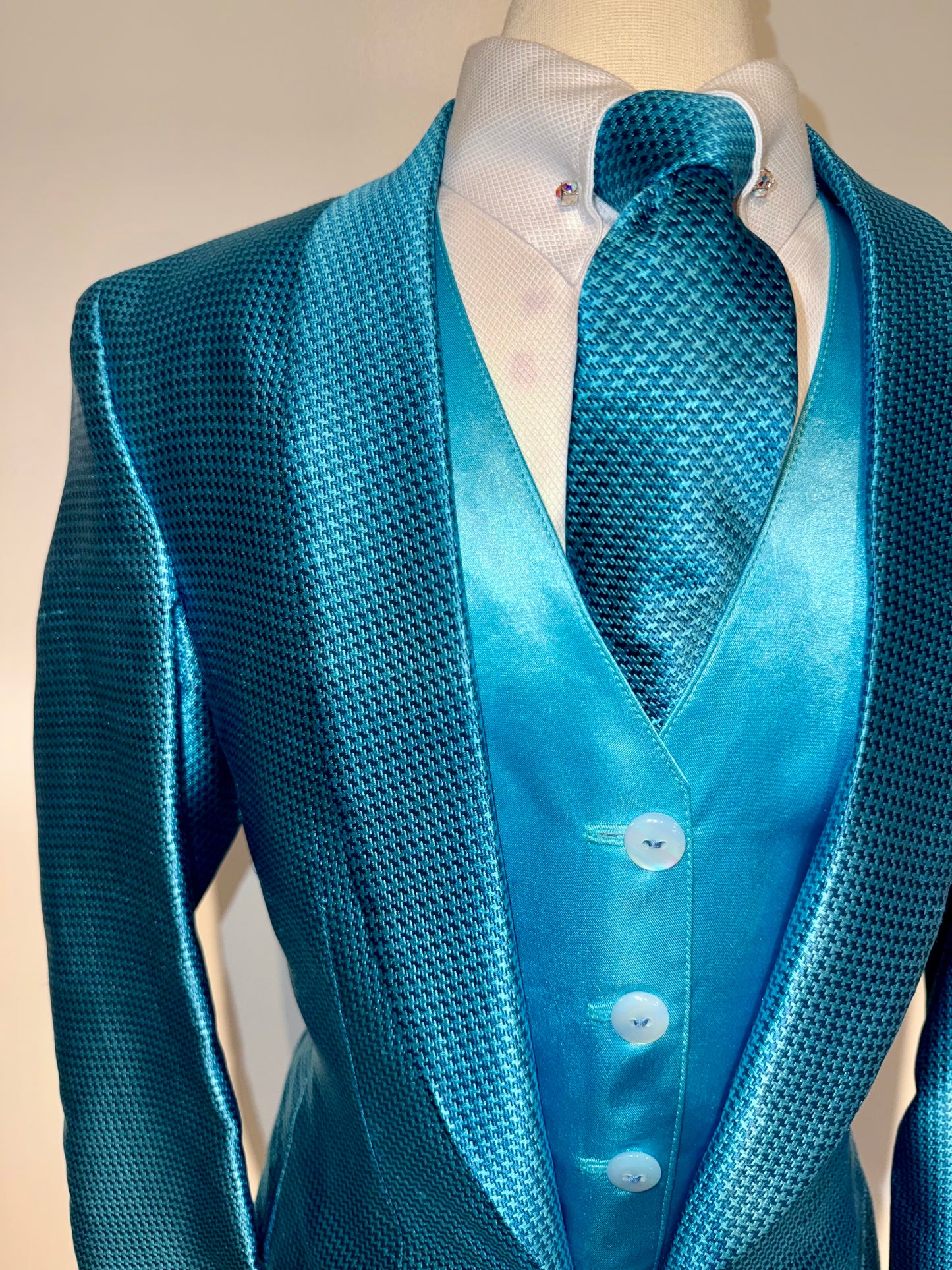 Marsha De Arriaga, Girls Teal Day Coat