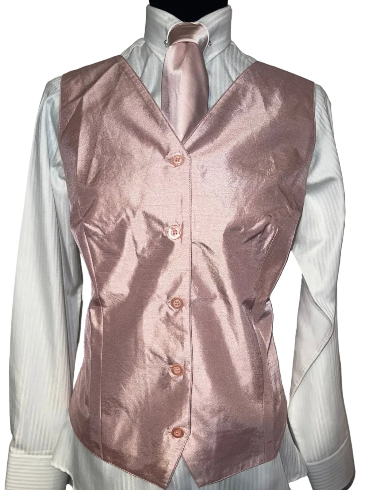 New, DK Ride Dusty Pink Silk Vest