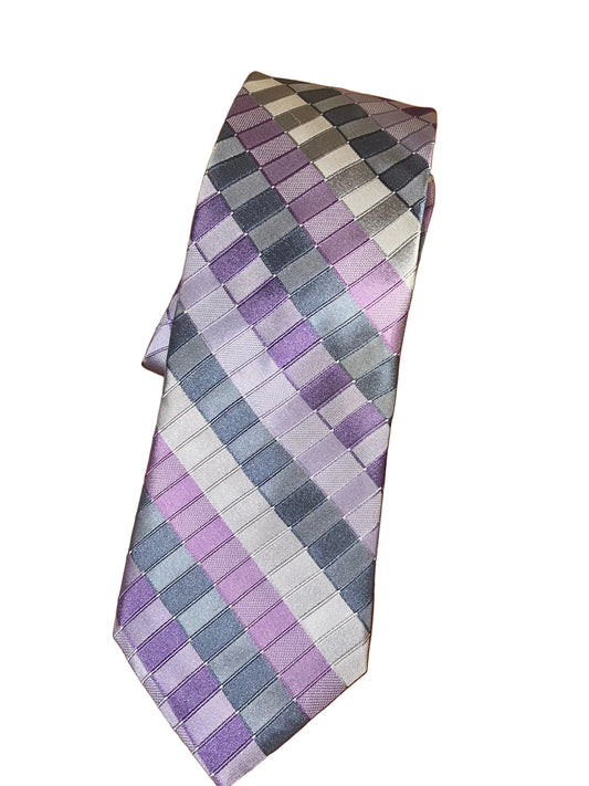 Purple Square Tie
