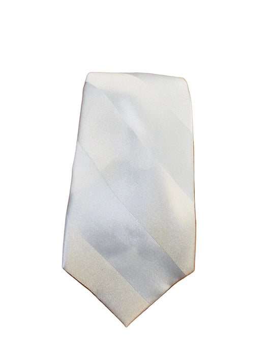 Off White Stripe Tie