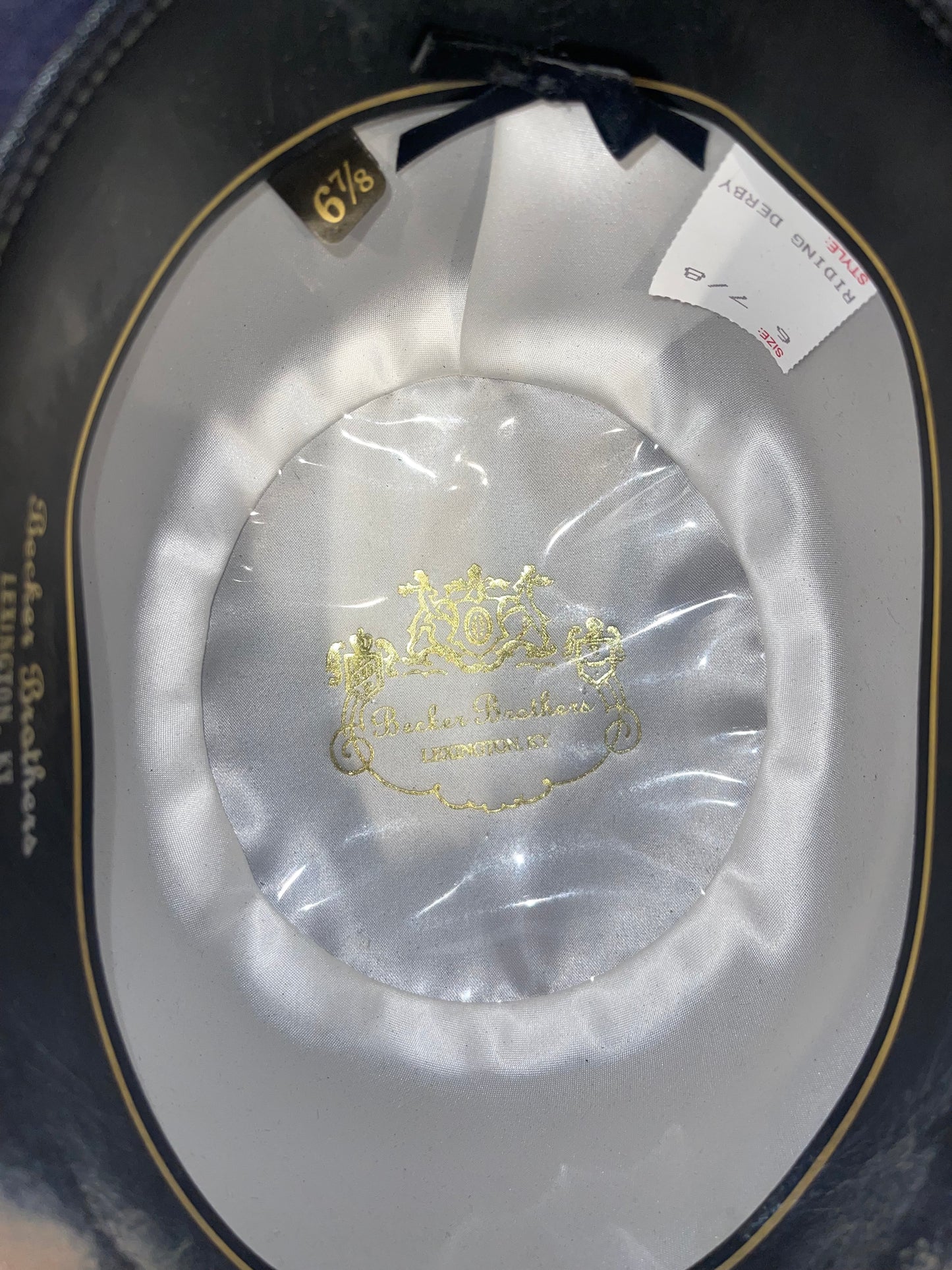 Becker Brothers, Navy 6 7/8 Derby