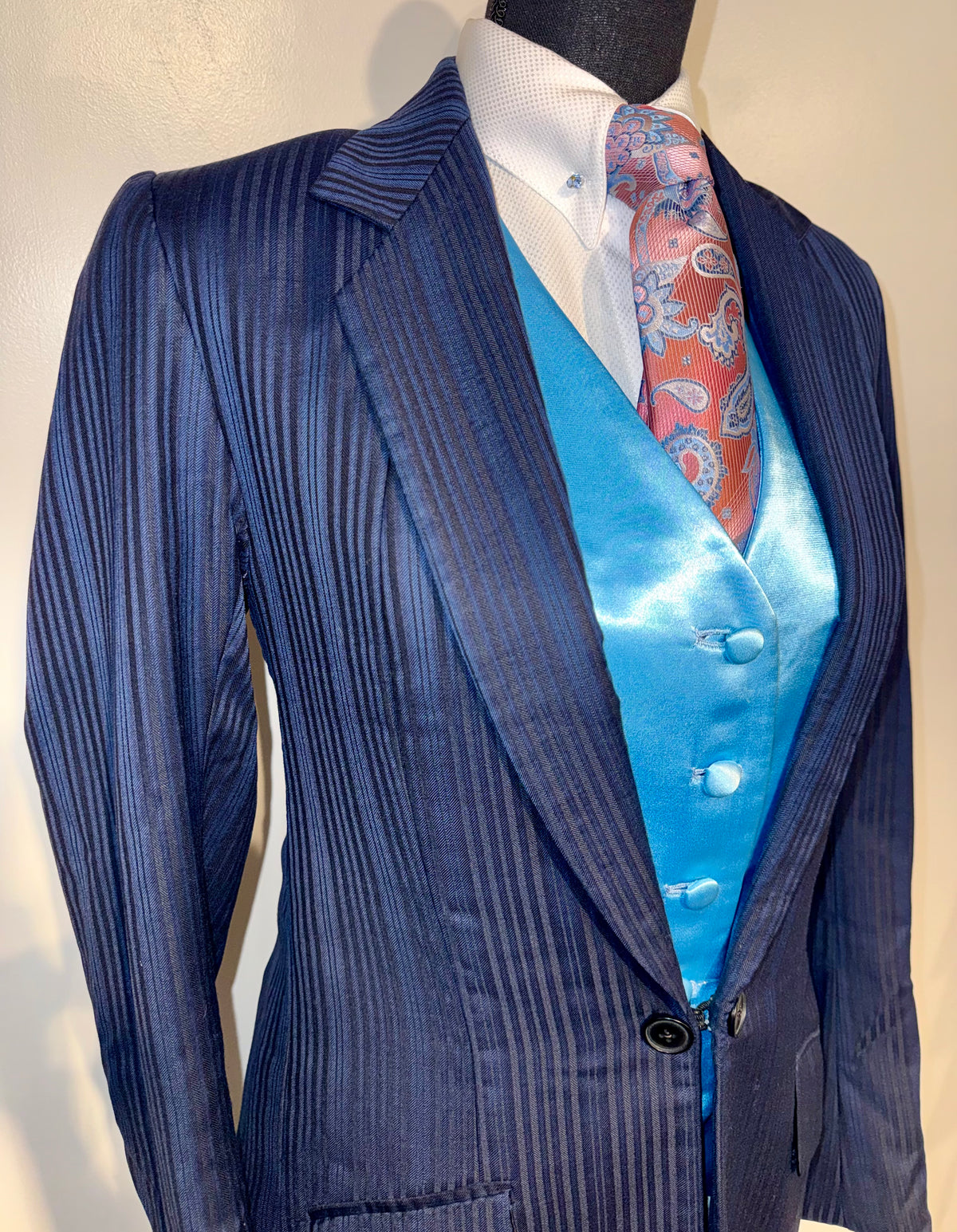 Marsha De Arriaga, Navy Suit