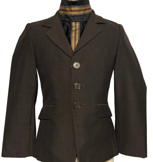Brown Ovation Boys 10 Hunt Coat