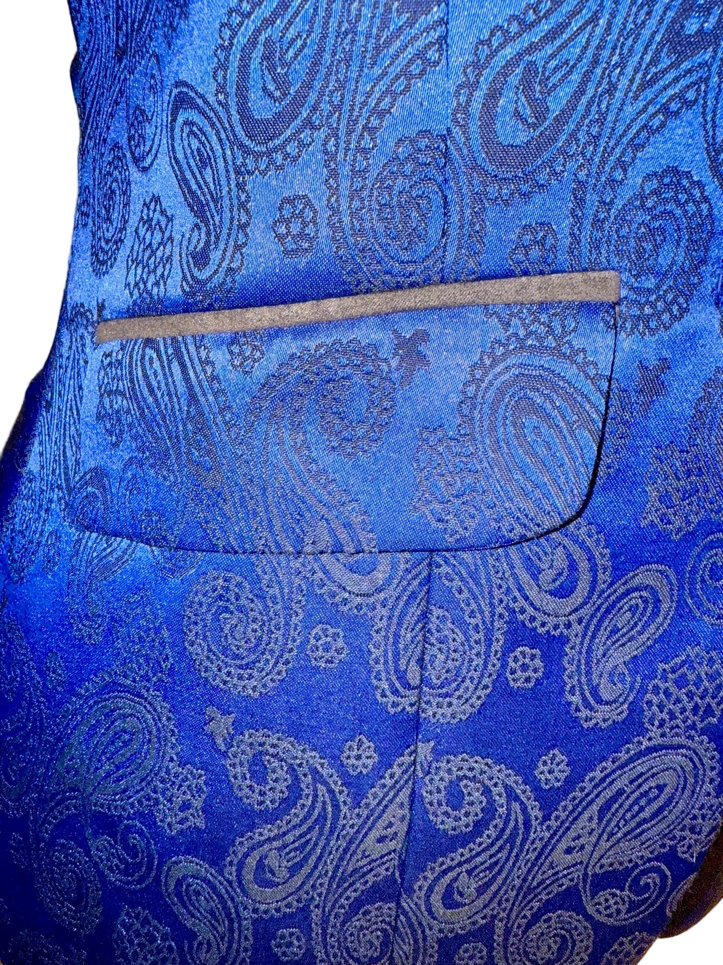 New MTC, Royal Blue Paisley Hunt Coat