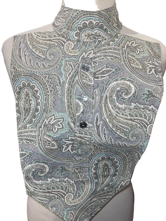 Grey and Aqua Dickie