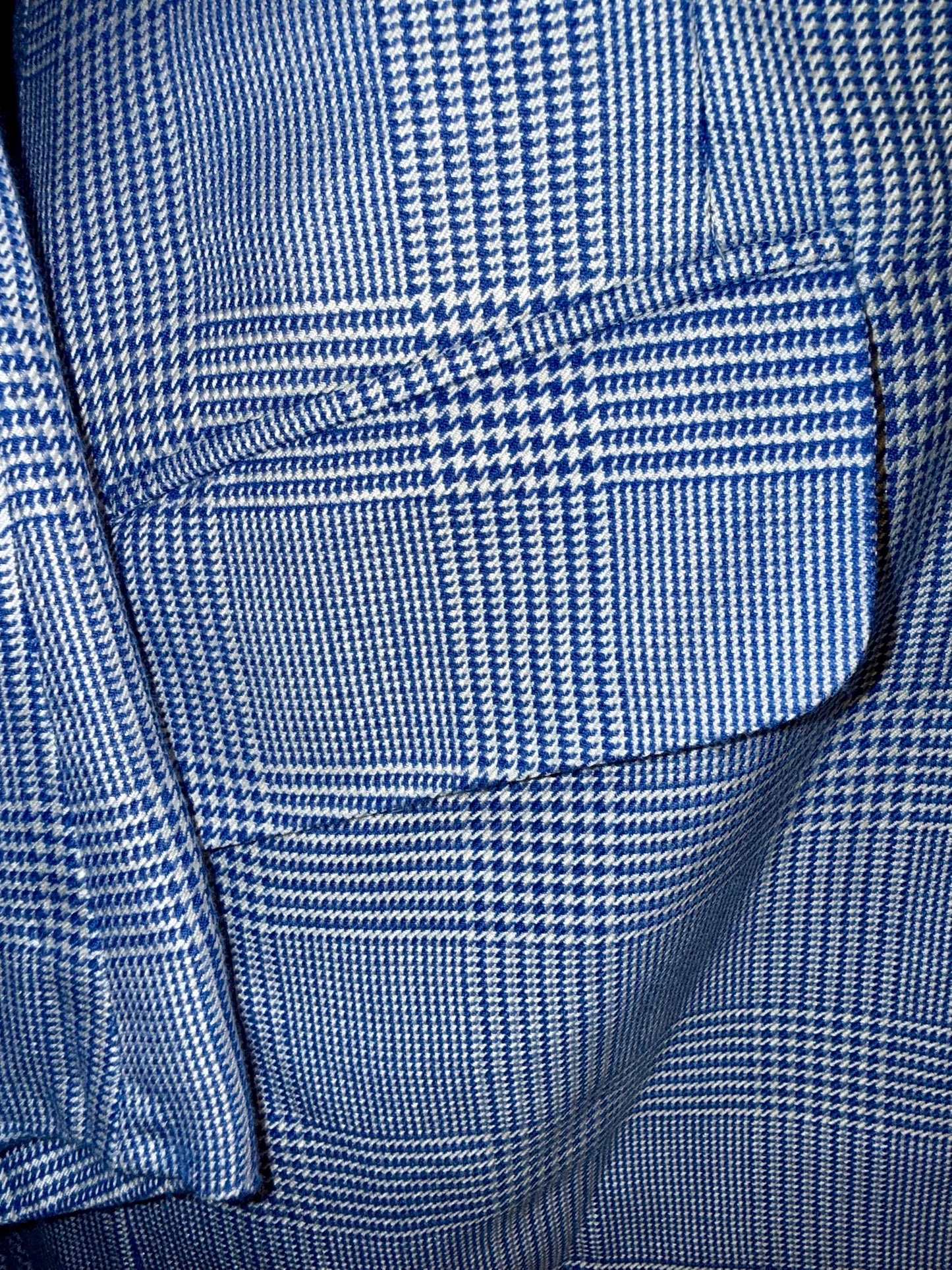 Marsha De Arriaga, Blue Plaid Day Coat