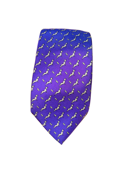 Purple Dog Tie