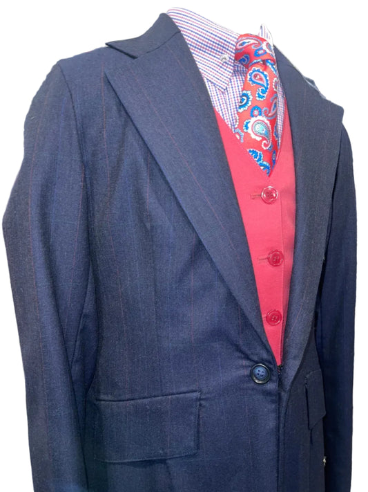 Elegance In Motion, Navy Ladies Suit