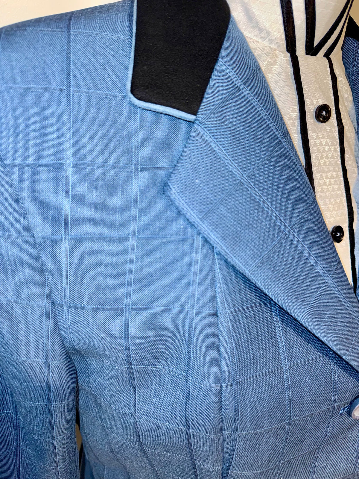 Marsha De Arriaga, Blue Hunt Coat