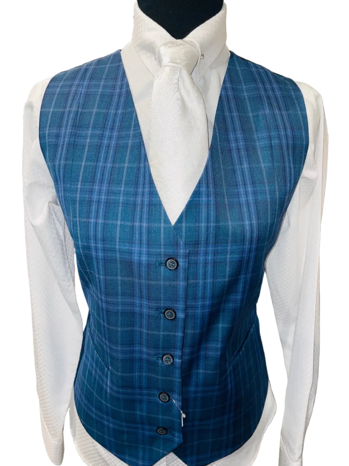 Custom, Teal Ladies Vest