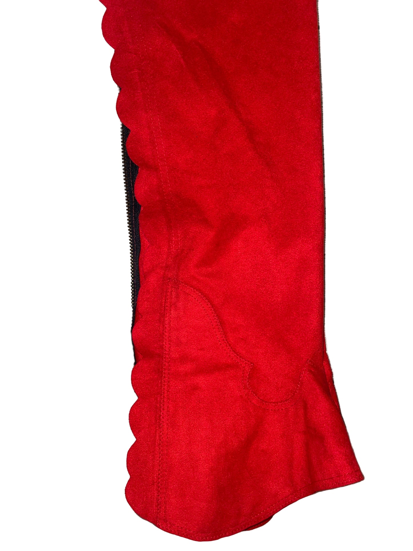 Custom, Bright Red Ladies Chaps