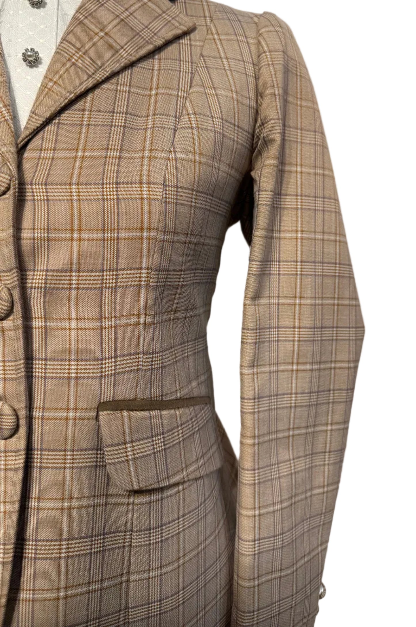 Fredy Tailor, Chestnut Plaid Hunt Coat