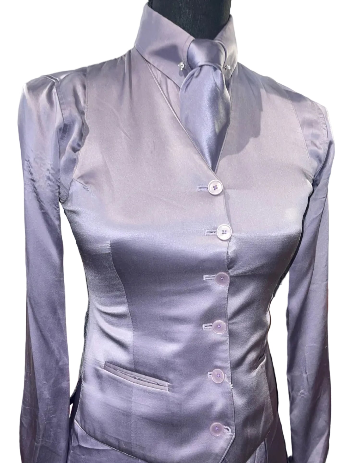 DeRegnaucourt, Purple Silk Set