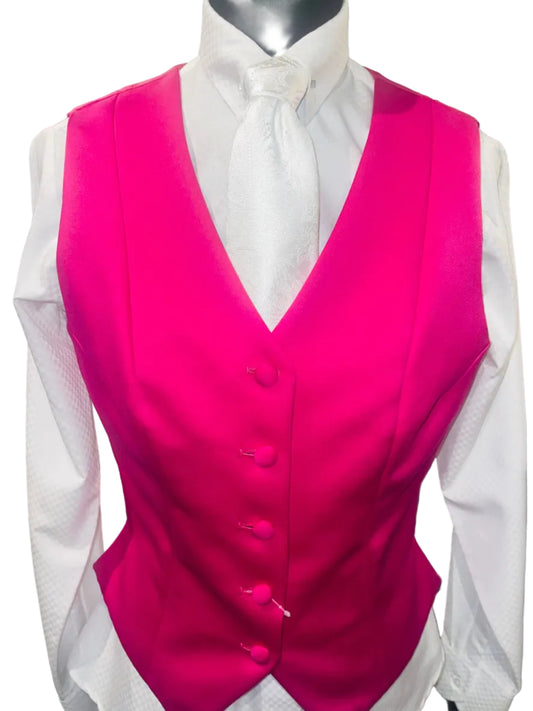 Marsha De Arriaga, Ladies Hot Pink Vest