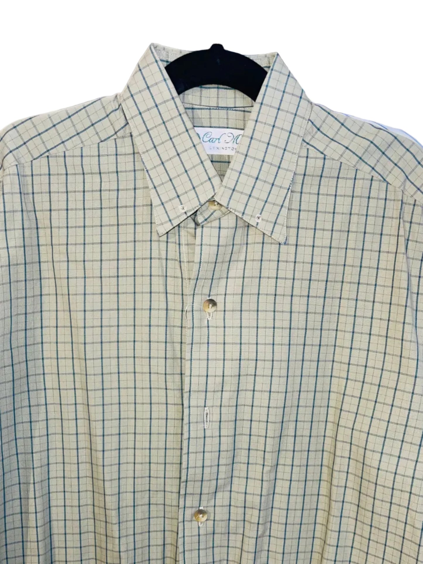 Carl Meyers, Olive Plaid Shirt