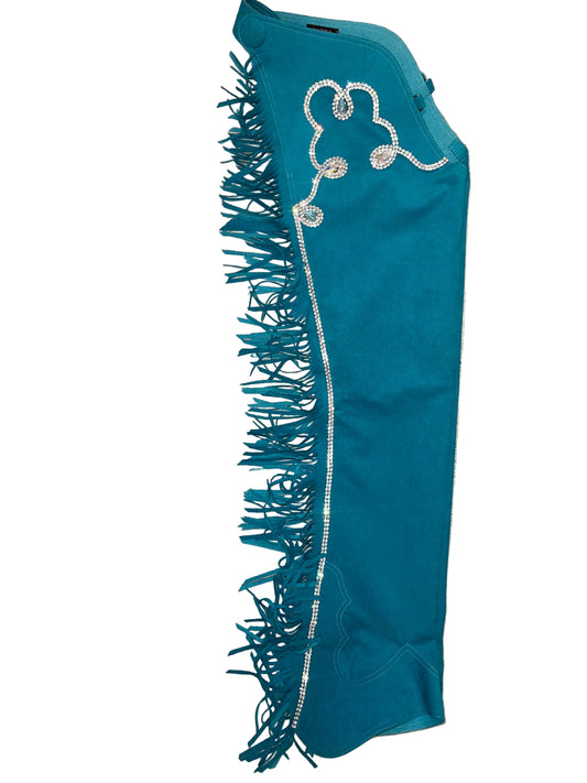 Go-N-Show, Ladies Small Turquoise Chaps