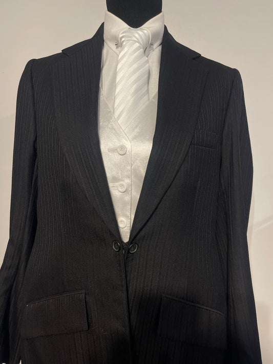 Mens Custom Black Suit