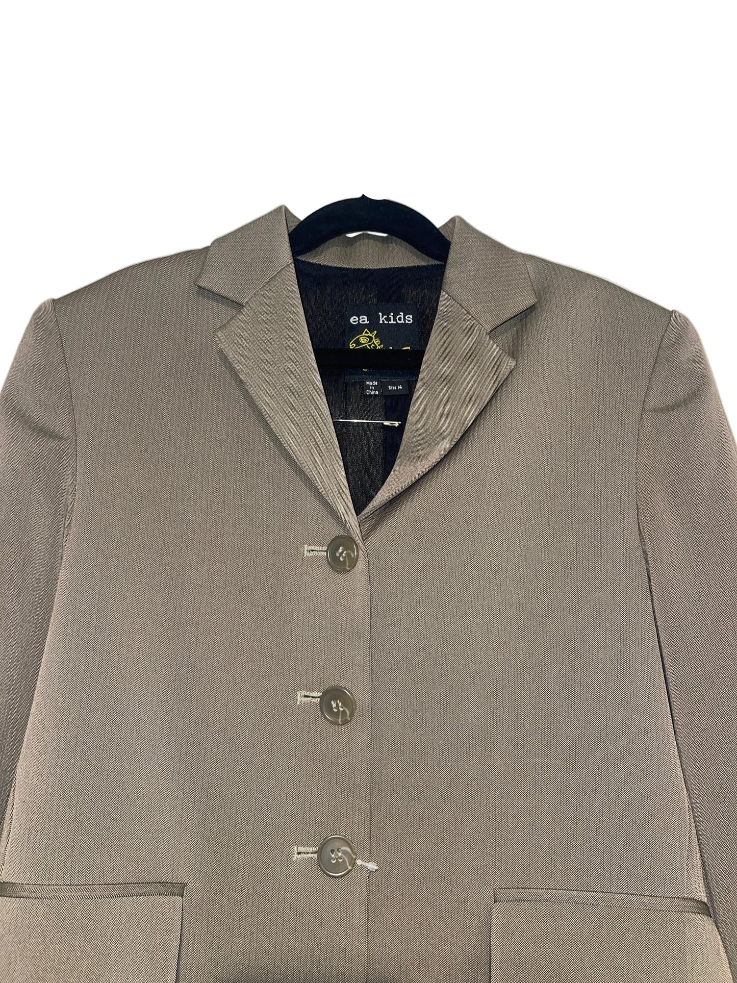 Girls Tan 14R Hunt Coat