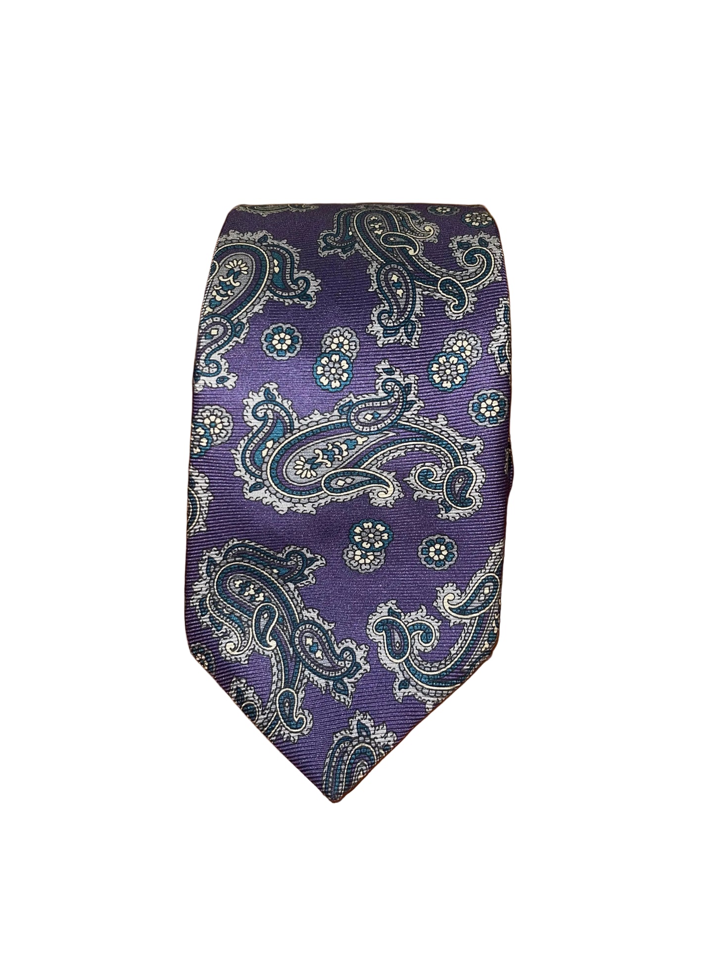 Purple Paisley Tie