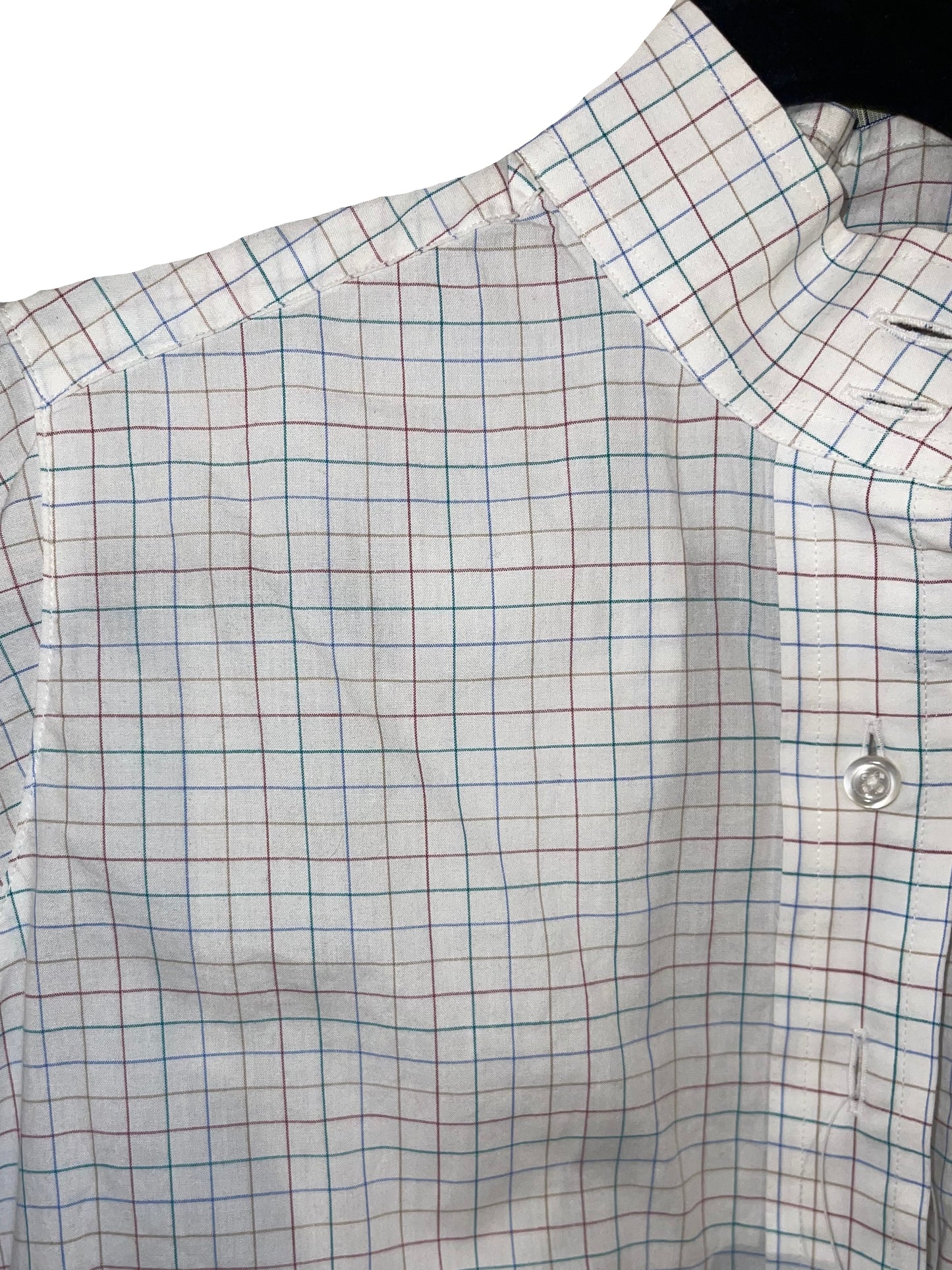 Chelsea White Plaid Childs 12 Hunt Shirt