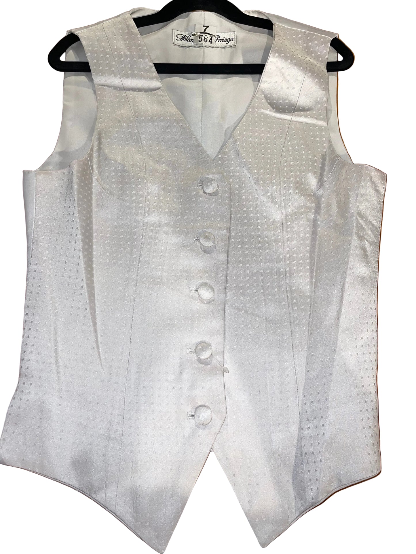 Marsha De Arriaga, White Vest