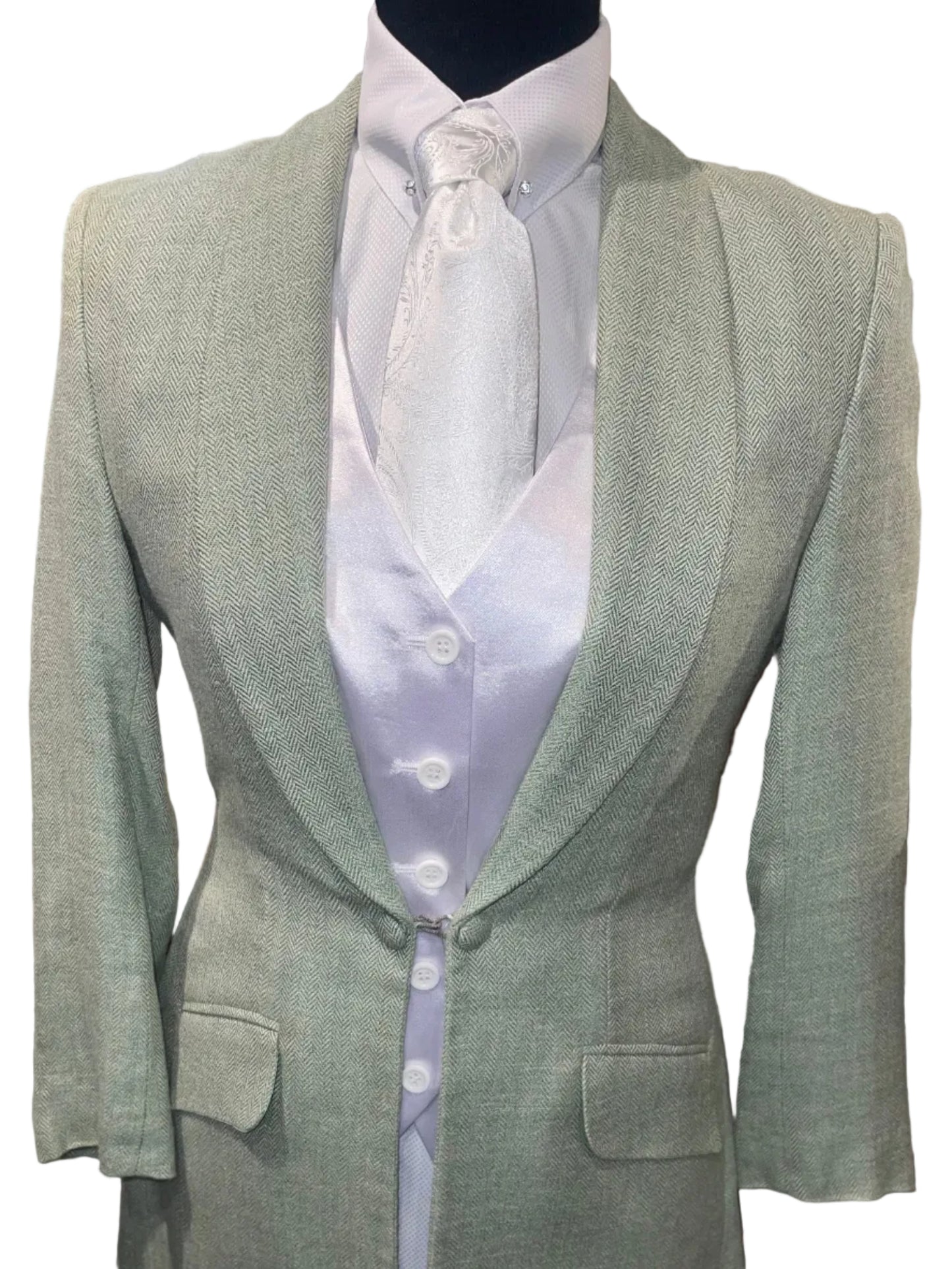 Marsha De Arriaga, Ladies Green Day Coat