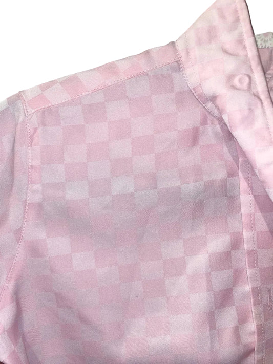 Pink Check Childs 12 Hunt Shirt