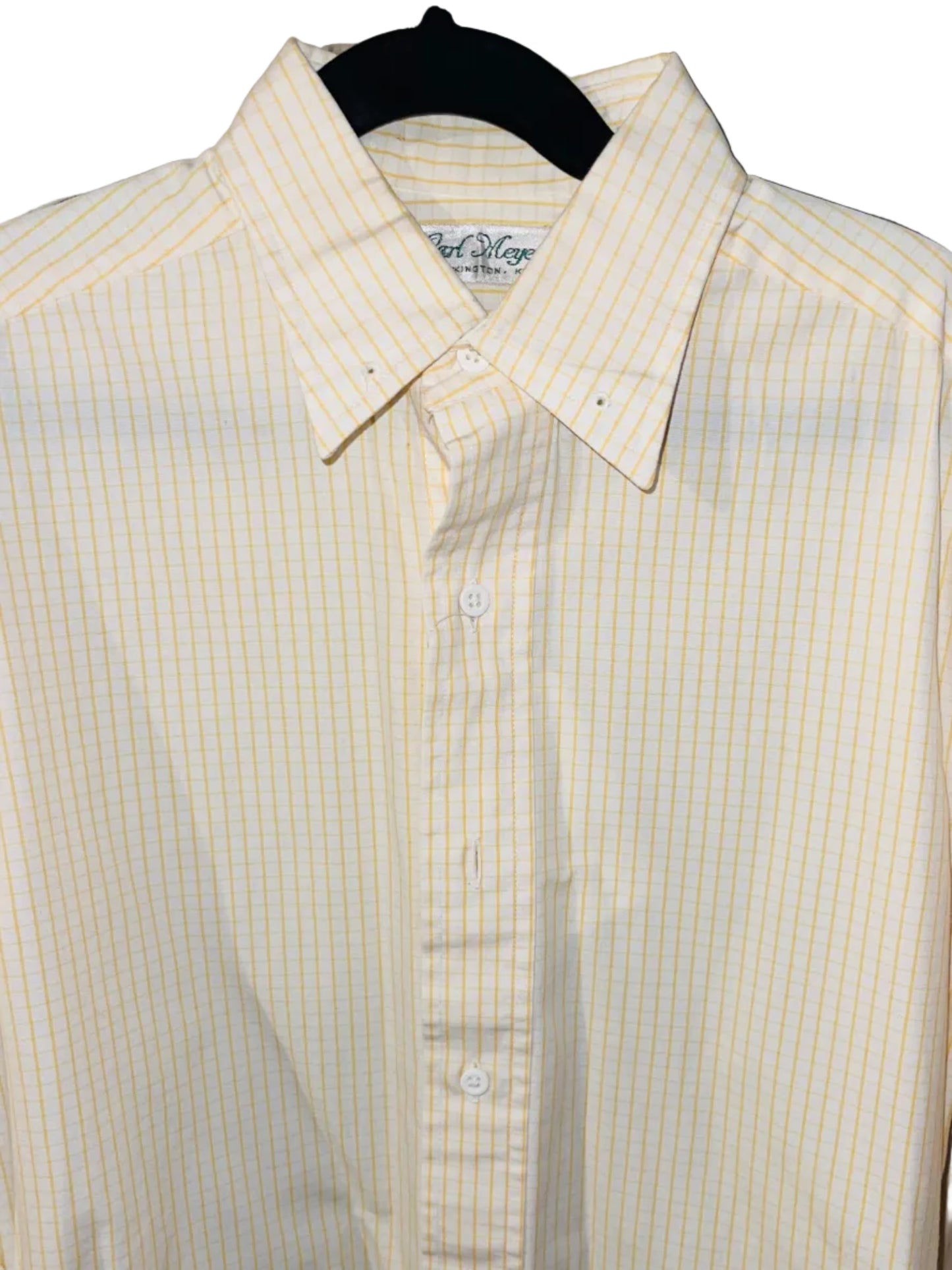 Carl Meyers, Yellow Windowpane Shirt