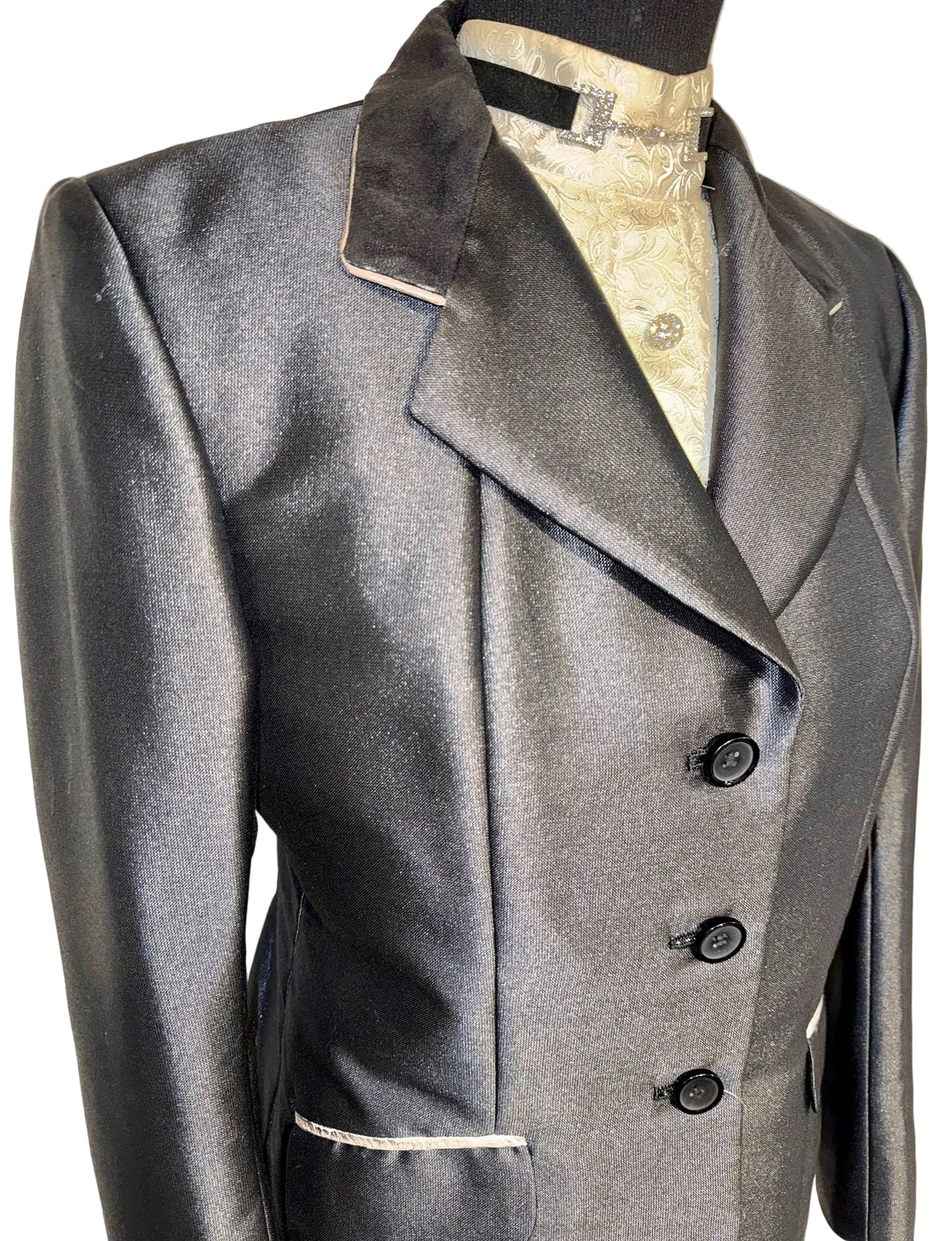 Marsha De Arriaga, Ladies Black Hunt Coat