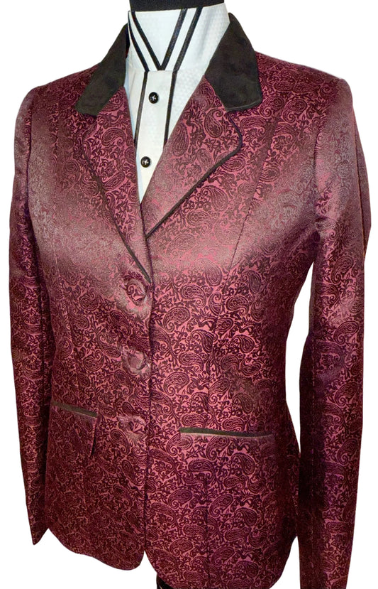 New MTC, Burgundy Paisley Hunt Coat