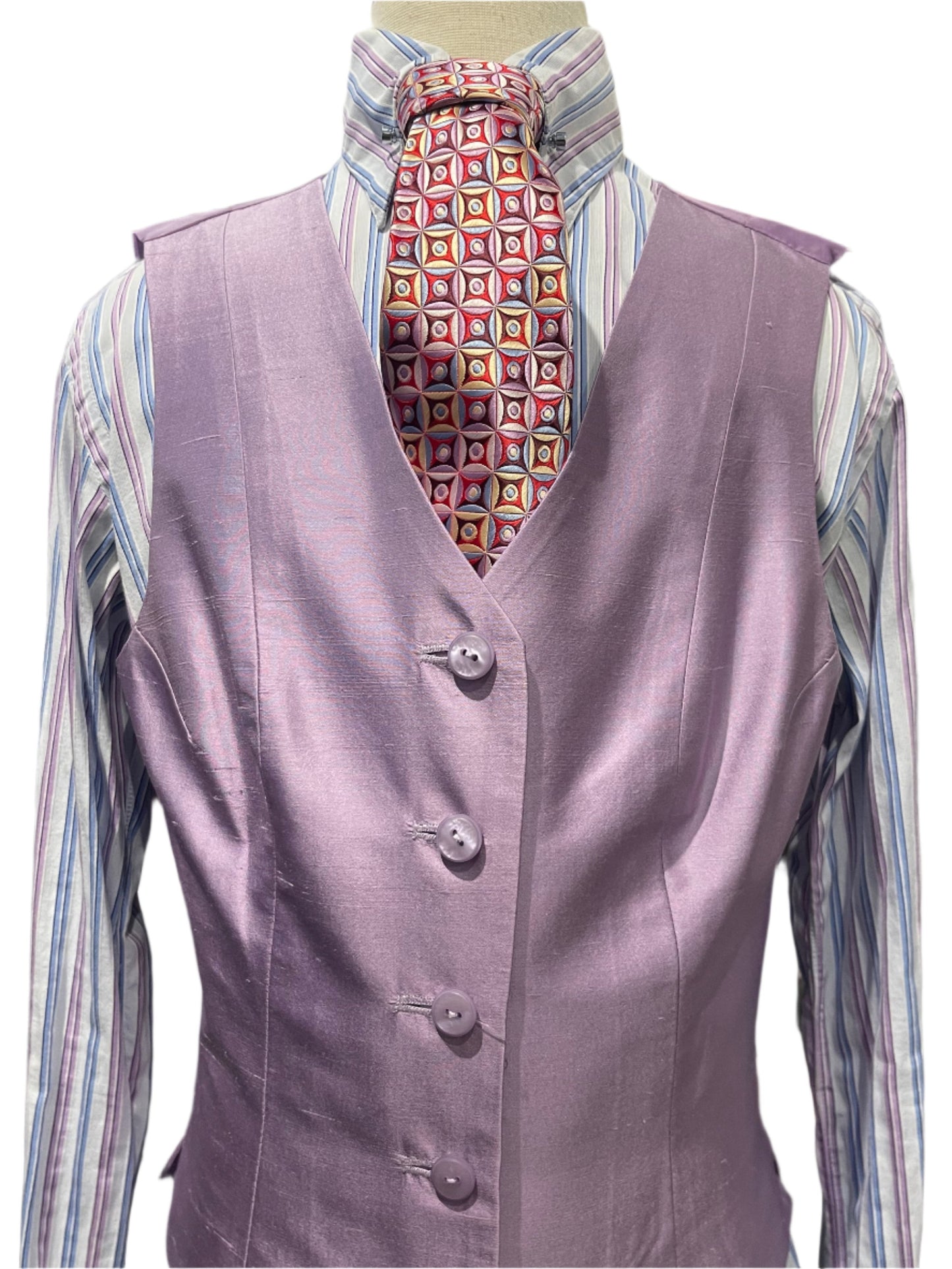 Becker Brothers Blue Purple Stripe Shirt