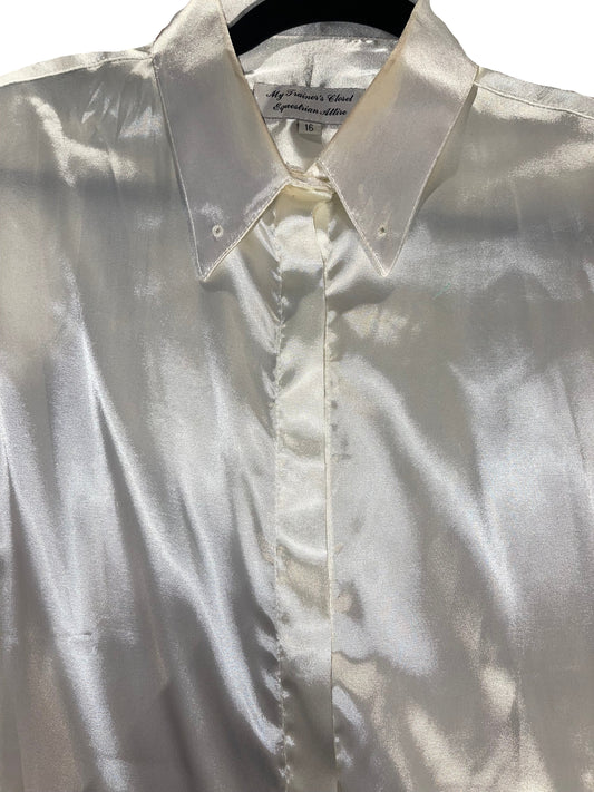 MTC, Cream 16 Cream Silk Shirt