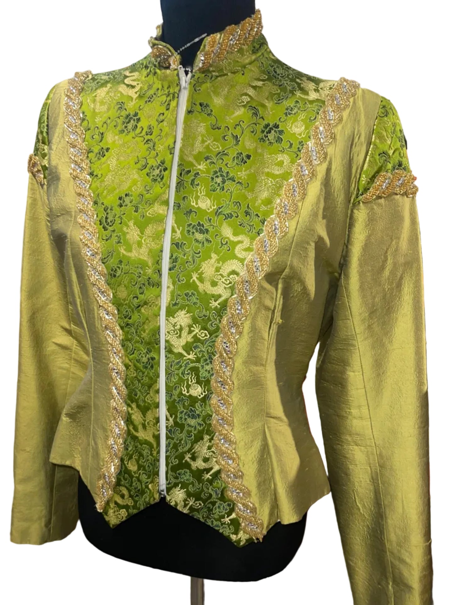 Custom, Ladies Green Western Set