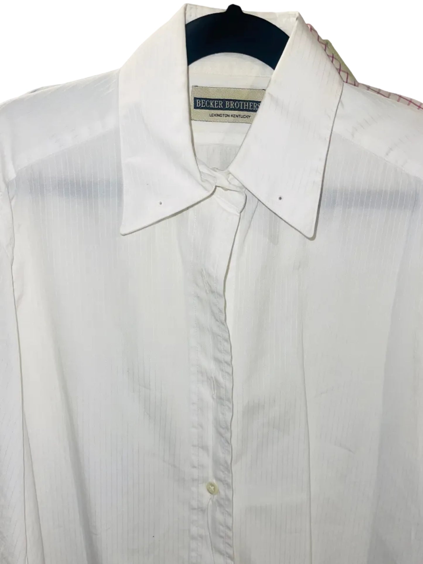 Becker Brothers, White Stripe Shirt