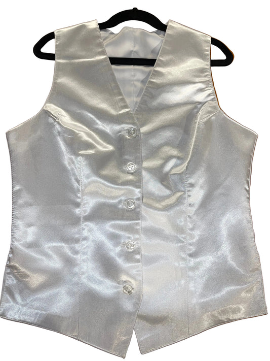Hawkewood, White Silk Vest