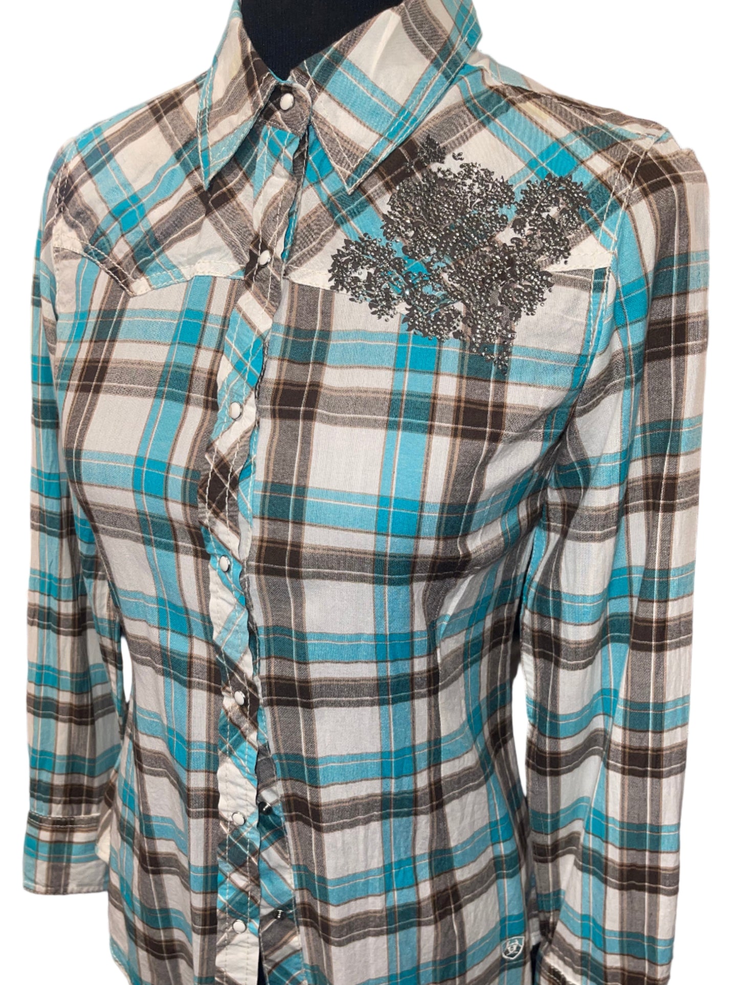 Ariat, Girls Western Shirt