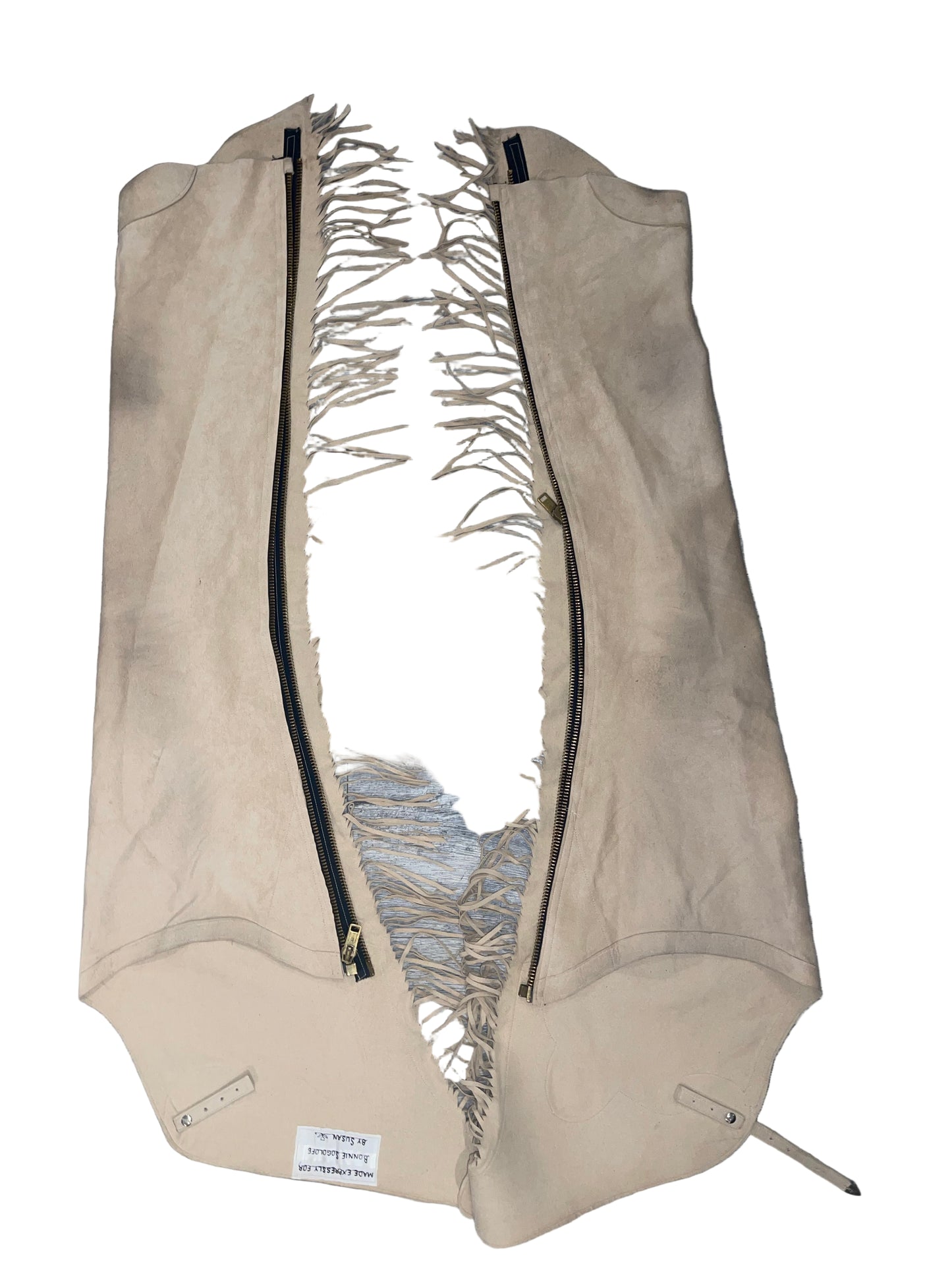 Custom, Tan Ultrasuede Chaps