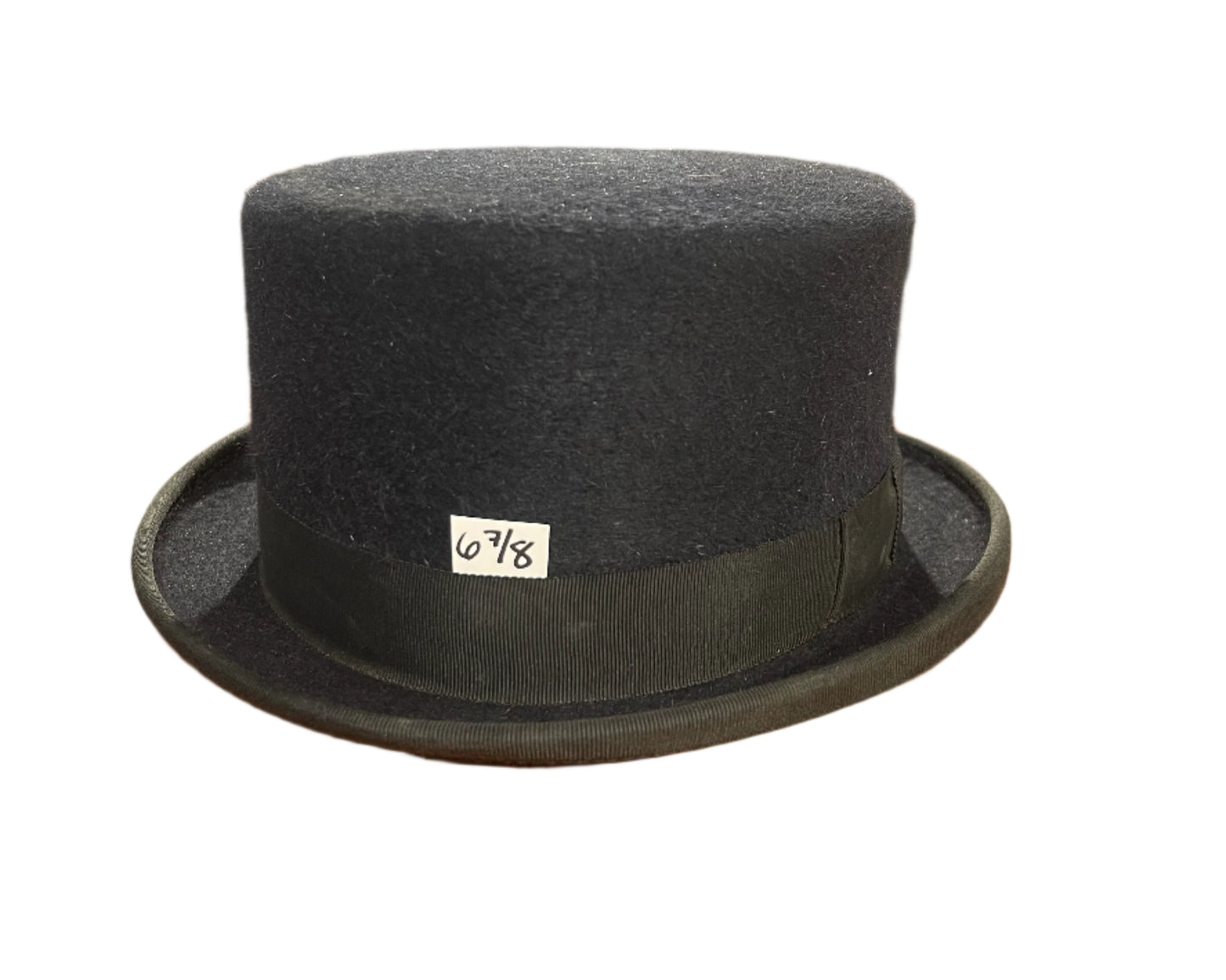 Black, 6 7/8 Top Hat