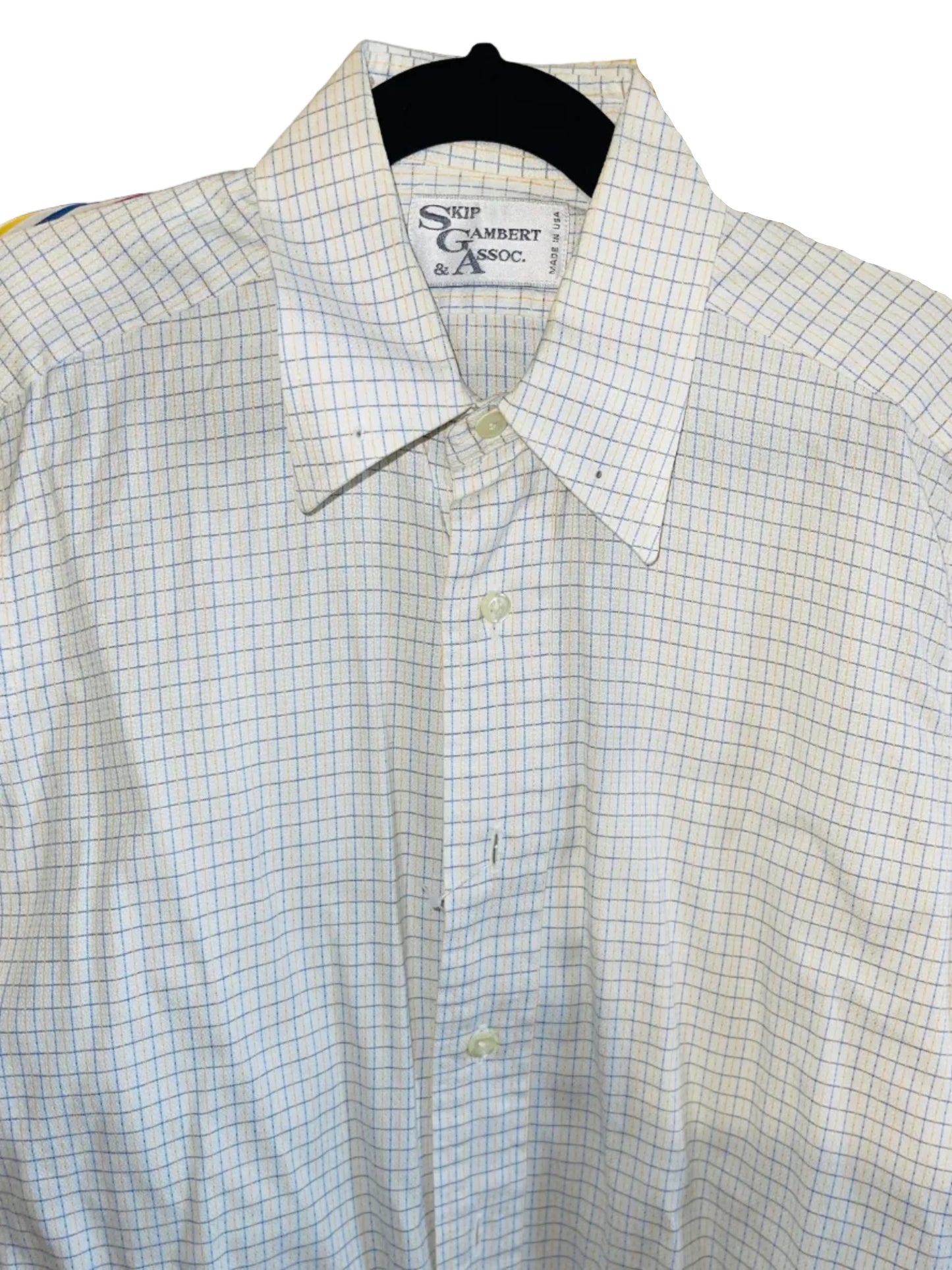 SGA, Yellow and Blue Check Shirt